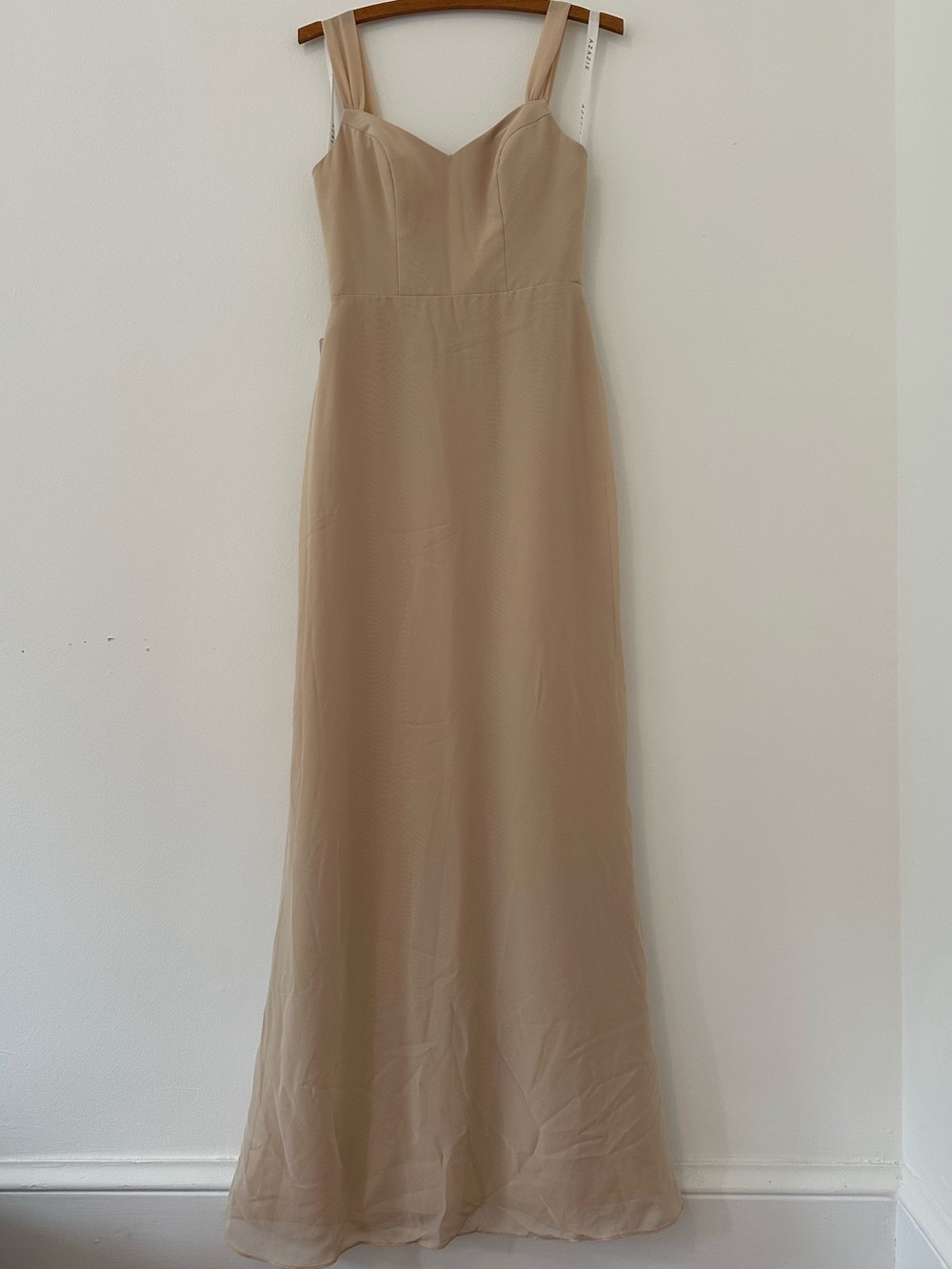 Azazie Denise in Champagne, size A0